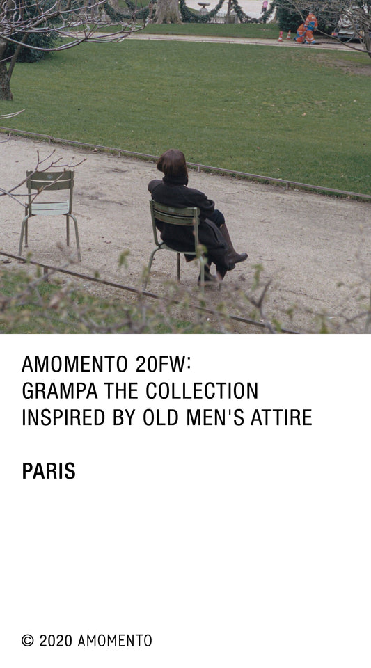 AMOMENTO 20FW : GRAMPA THE COLLECTION INSPIRED BY OLD MEN'S ATTIRE 2