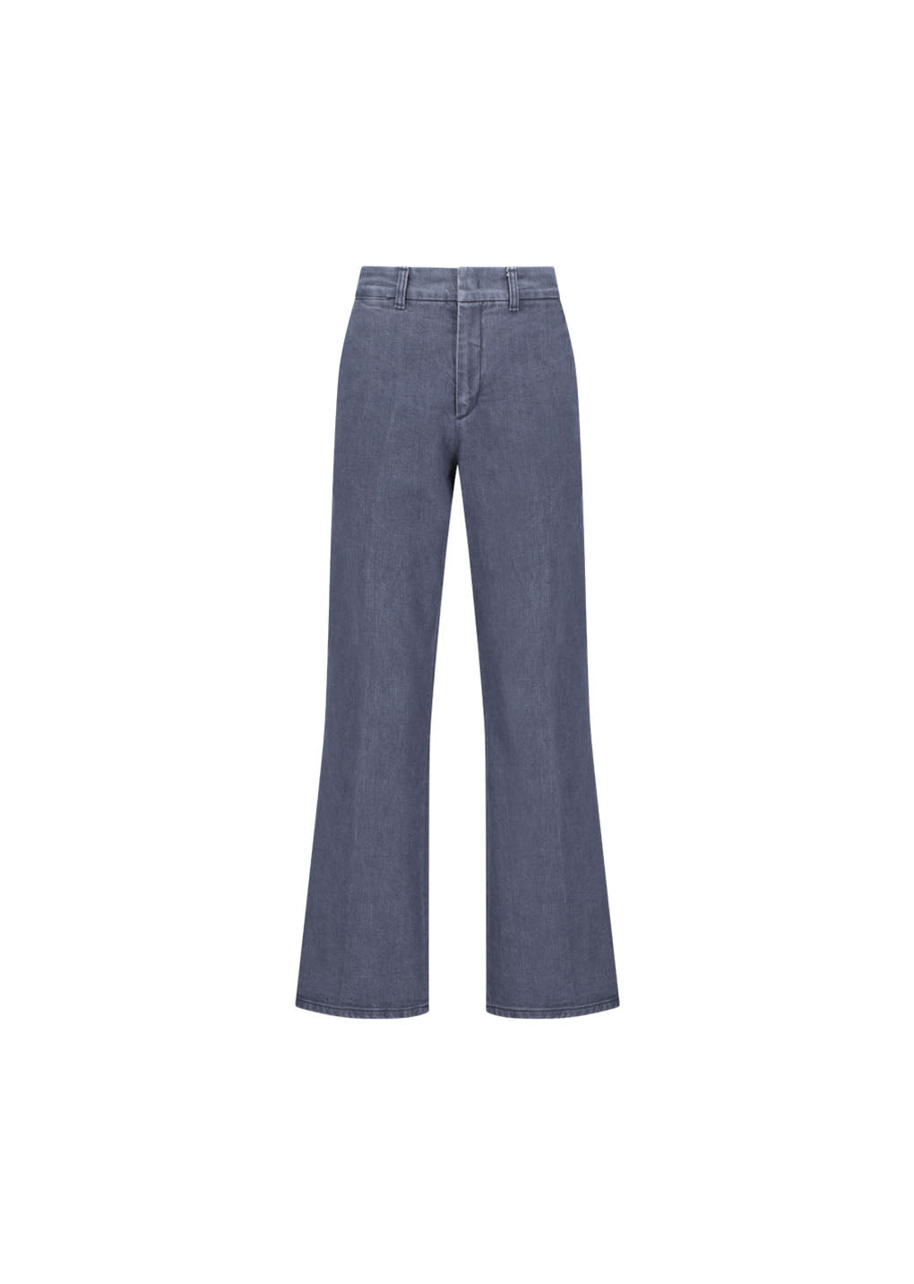 flared denim, blue