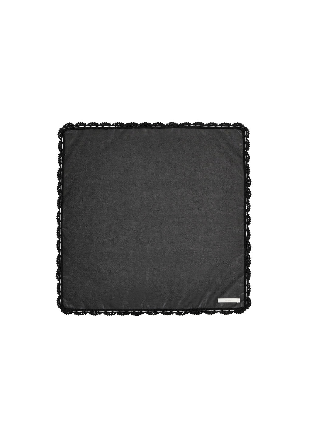 lace scarf, black