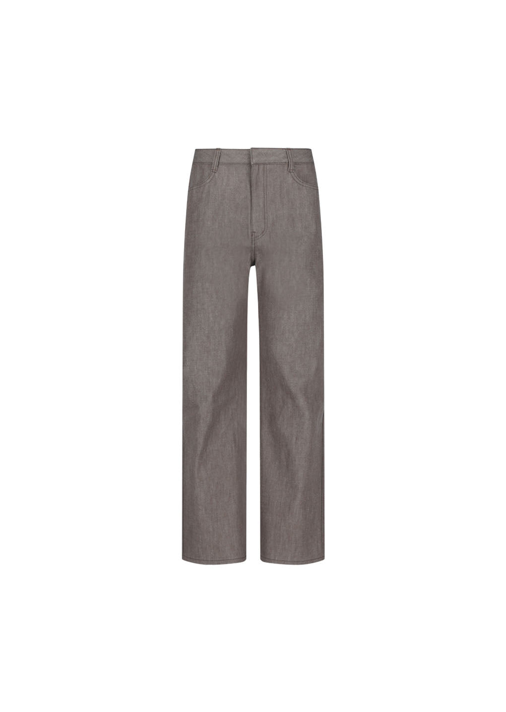 men's colored straight fit denim, brown