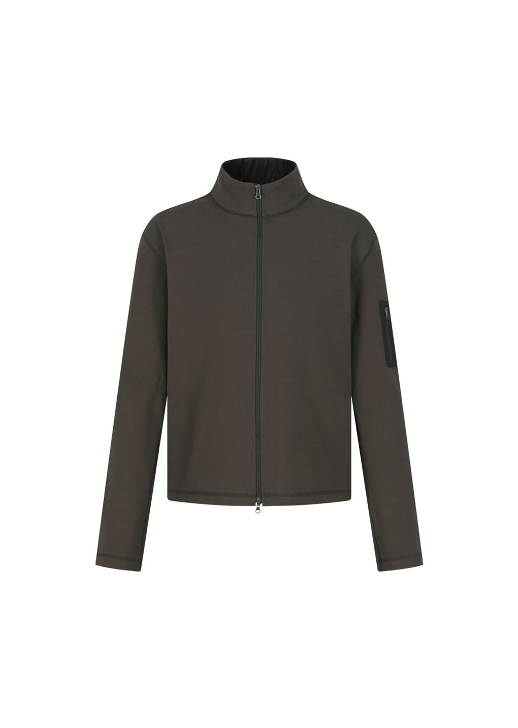 amomento パデッドボリュームジャンバー　ブラウン AMOMENTO SHEER NYLON PADDED CROP JUMPER – PARQS ONLINE STORE