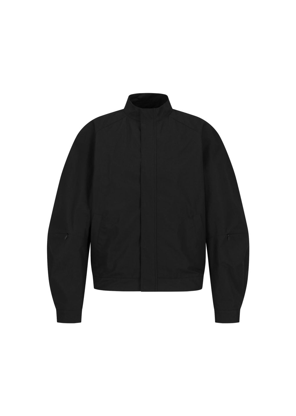 【AMOMENTO】Taffeta Padded Raglan Jumper Amomento Taffeta Padded Jumper Black