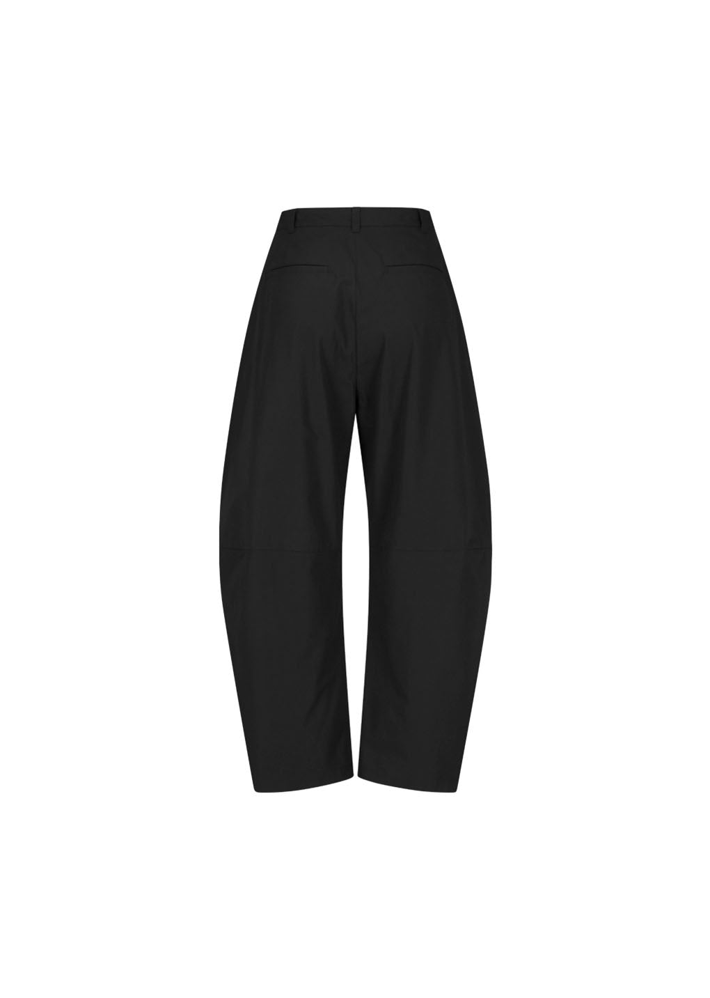 curved zip pants, black hover