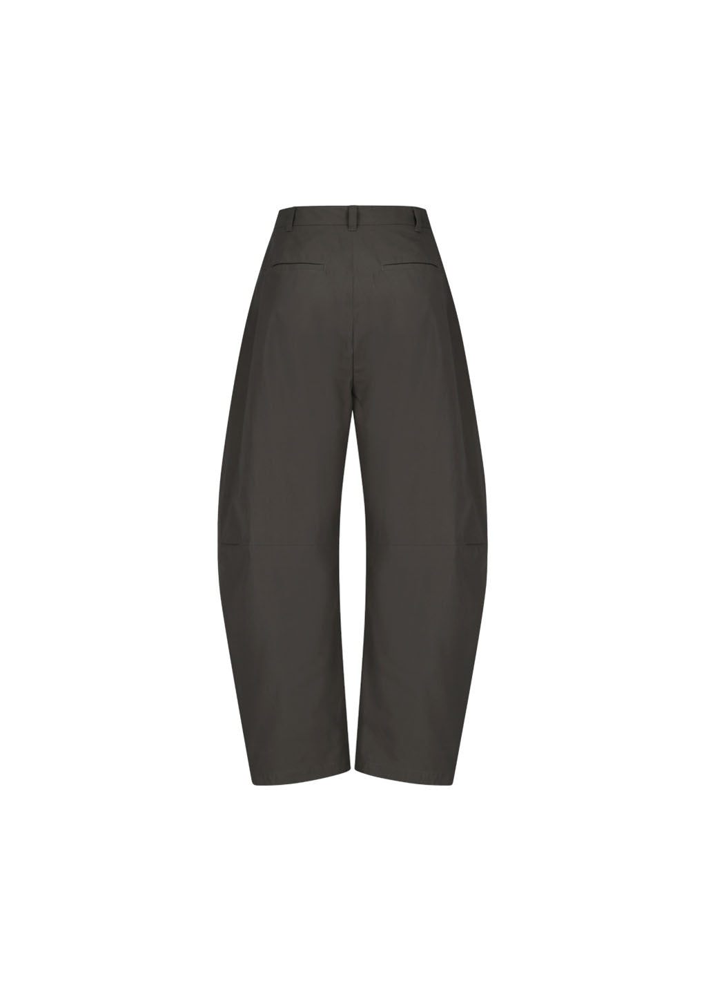 curved zip pants, khaki