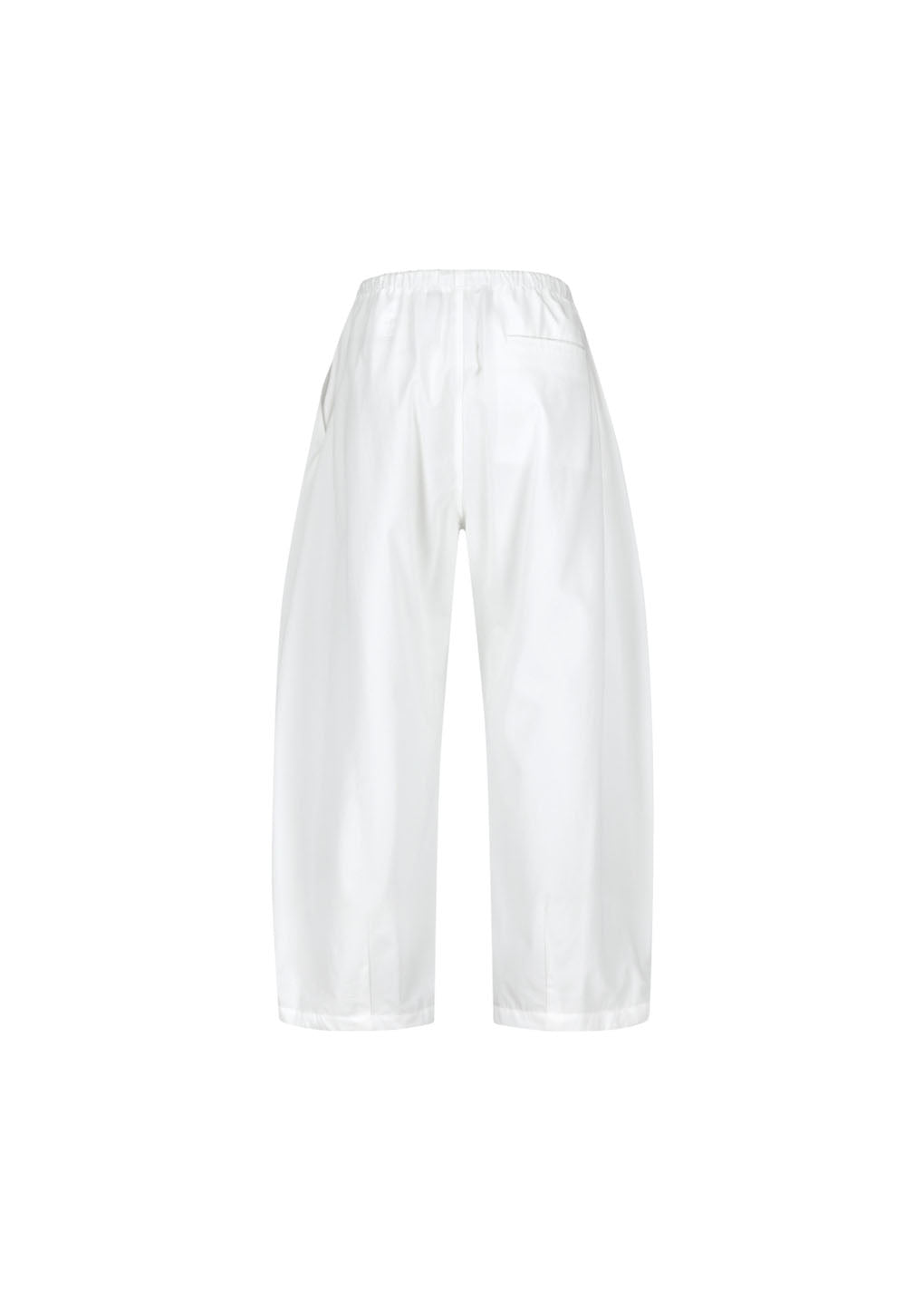 drawstring wide fatigue pants, white hover