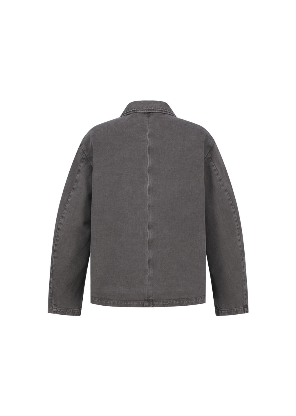garments dyed pocket denim jacket, brown
