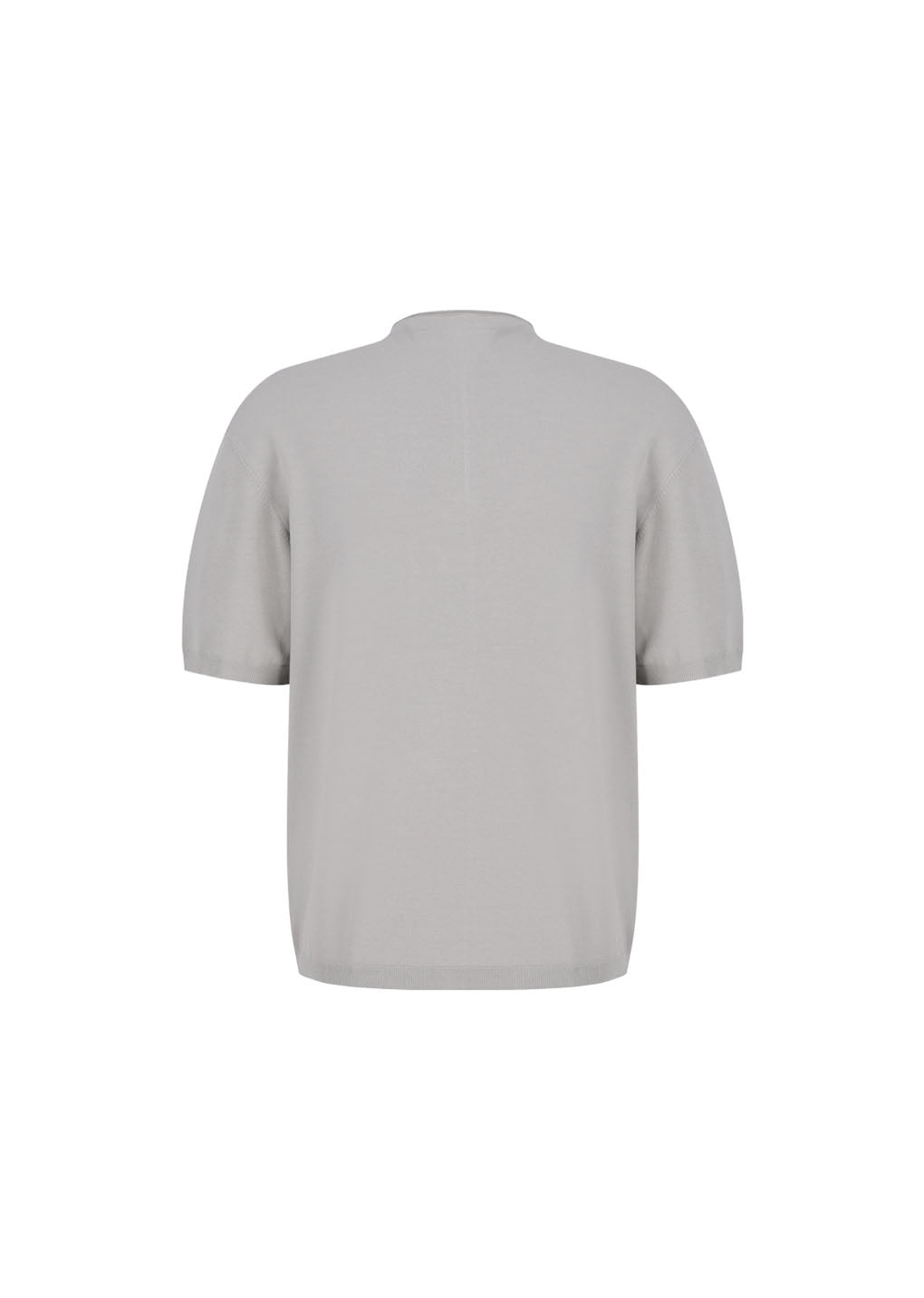 half zip-up knit, grey beige hover