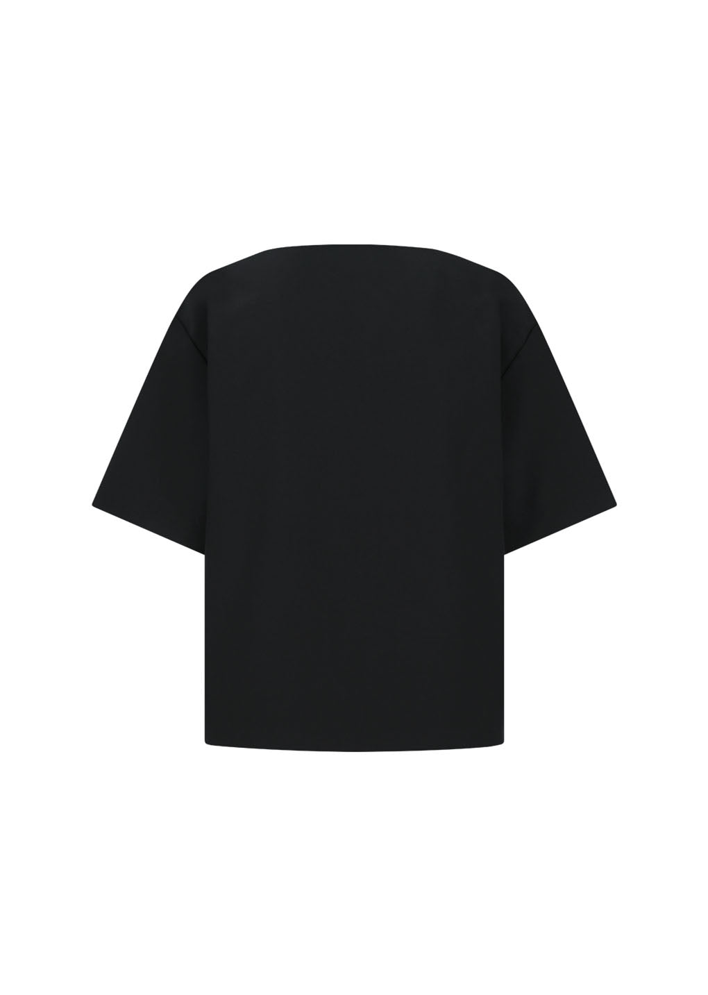 oversized boat neck top, black hover