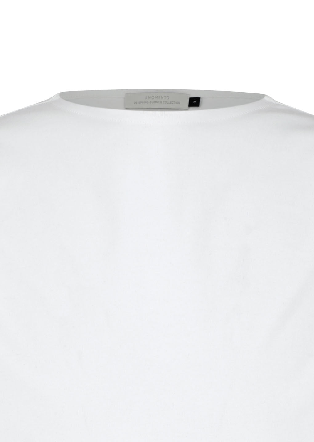 boat neck t-shirt, white