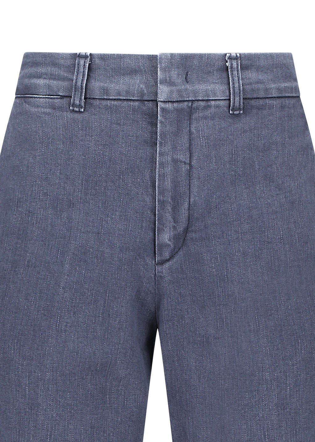 flared denim, blue