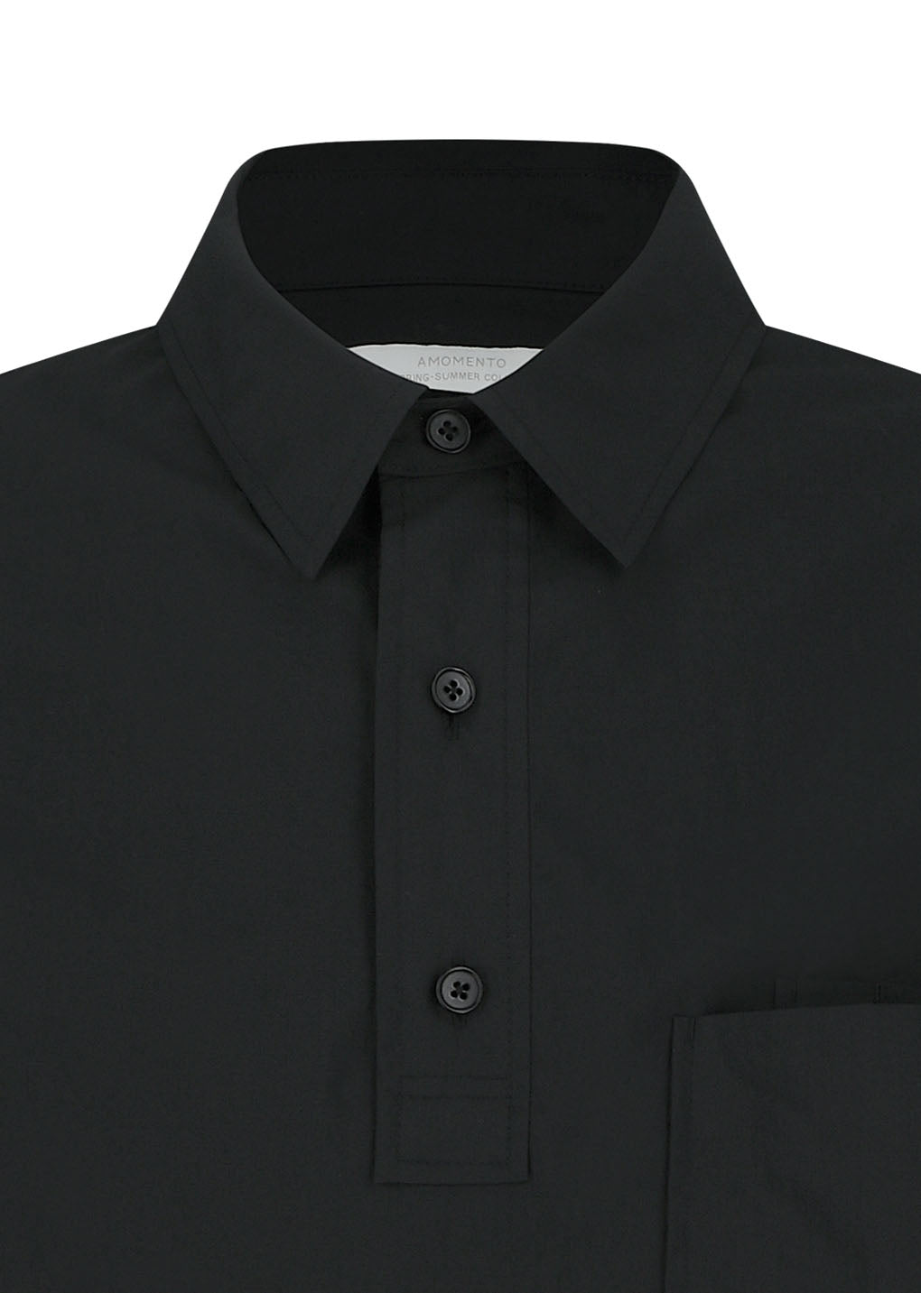 pocket pullover, black