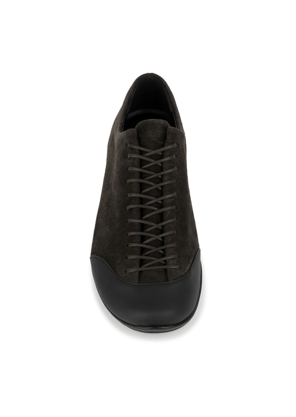 vibram lace-up sneakers, dark brown