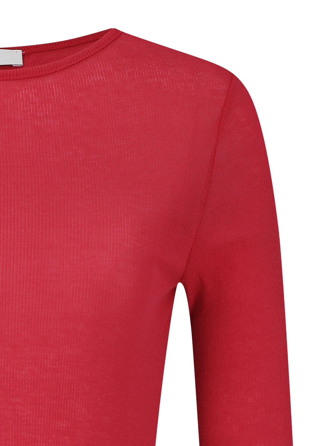 round t-shirt, red