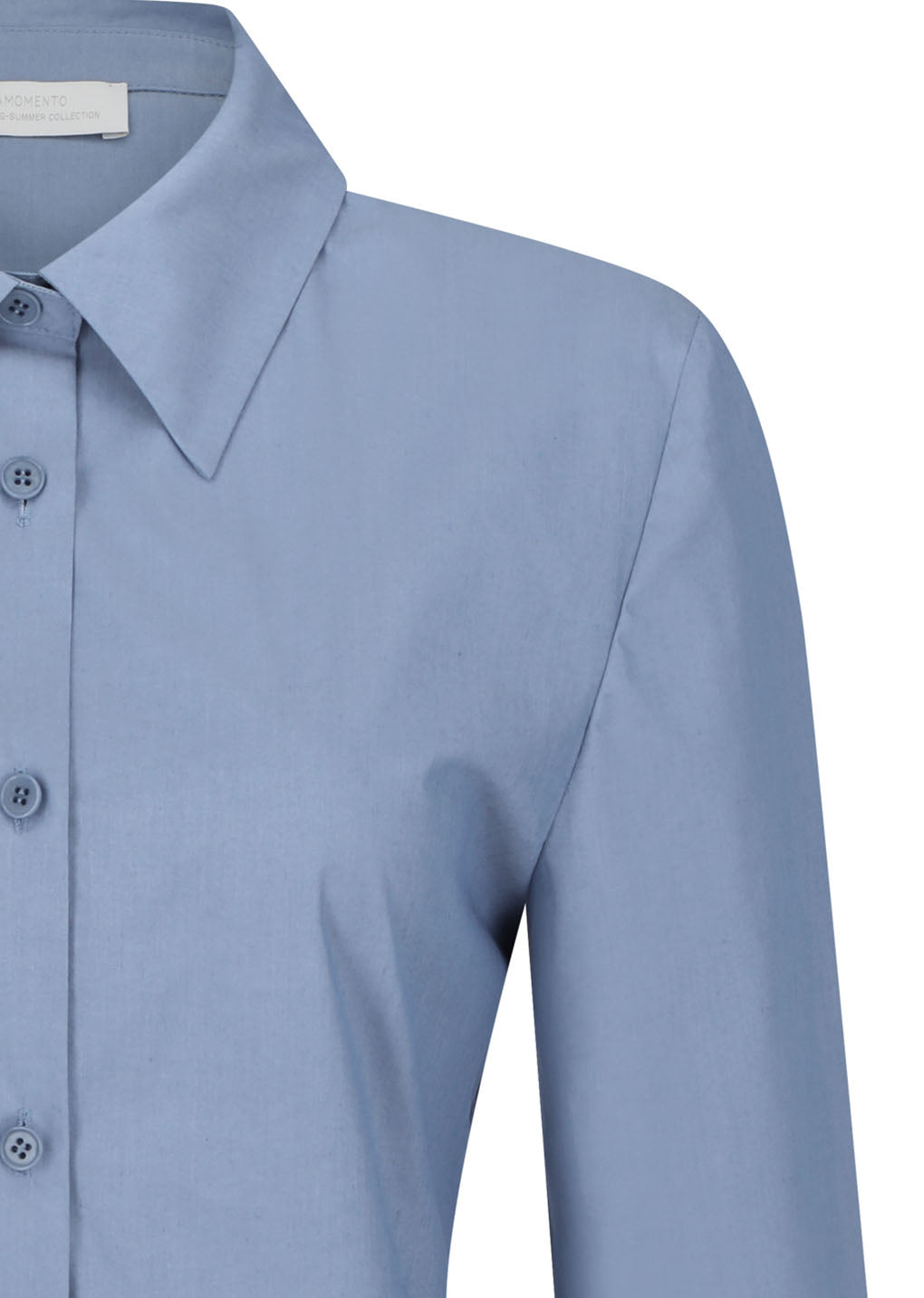 slim shirt, blue