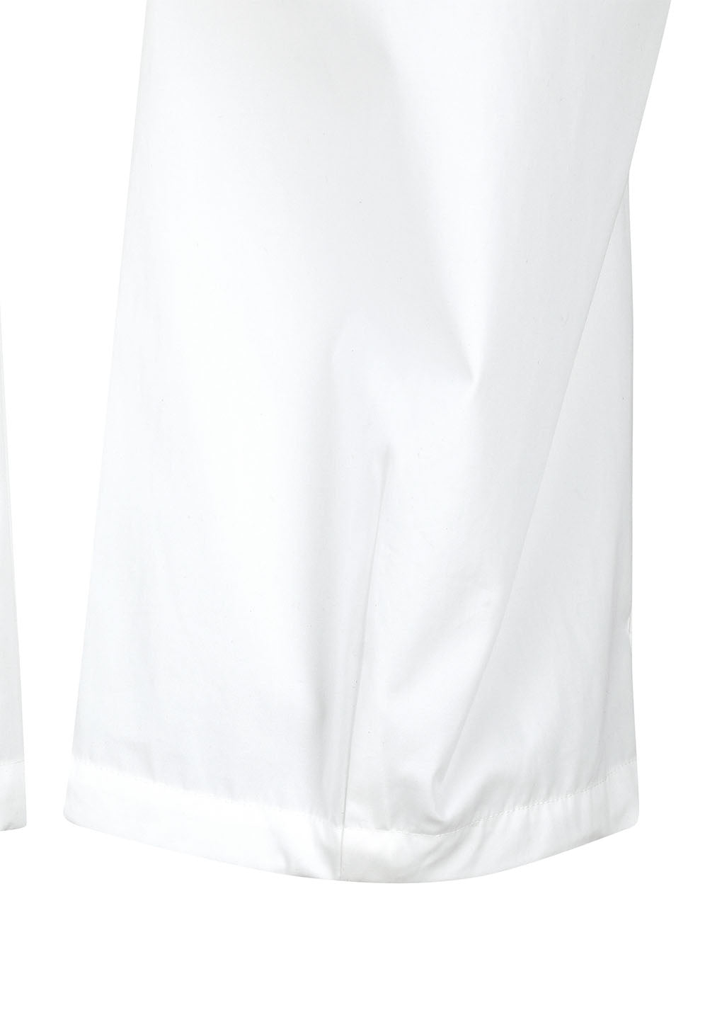 drawstring wide fatigue pants, white