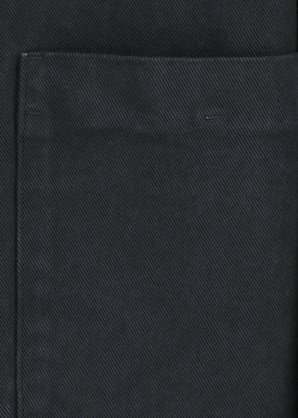 garments dyed pocket denim jacket, black