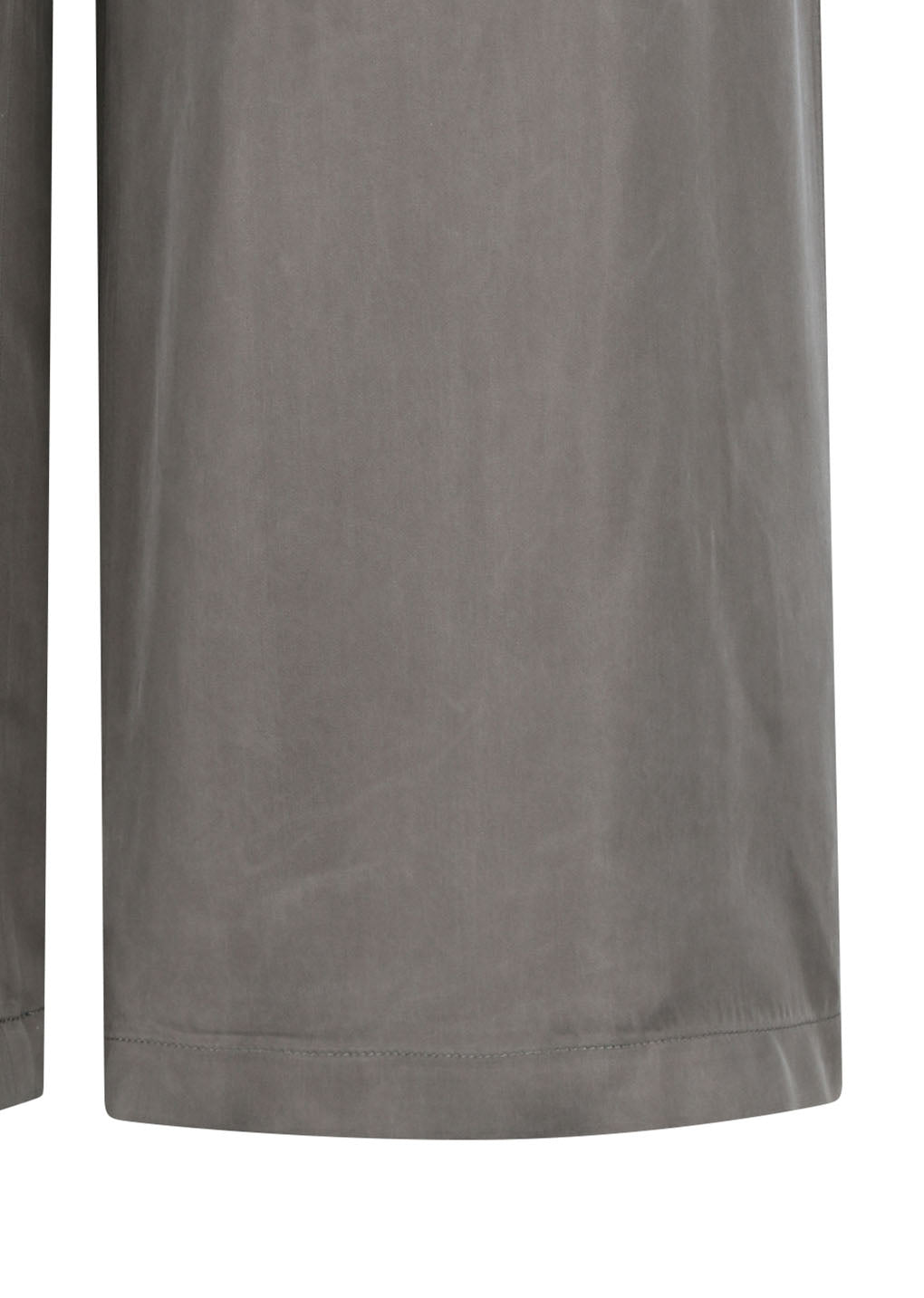 men's cupro two tuck wide pants, grey