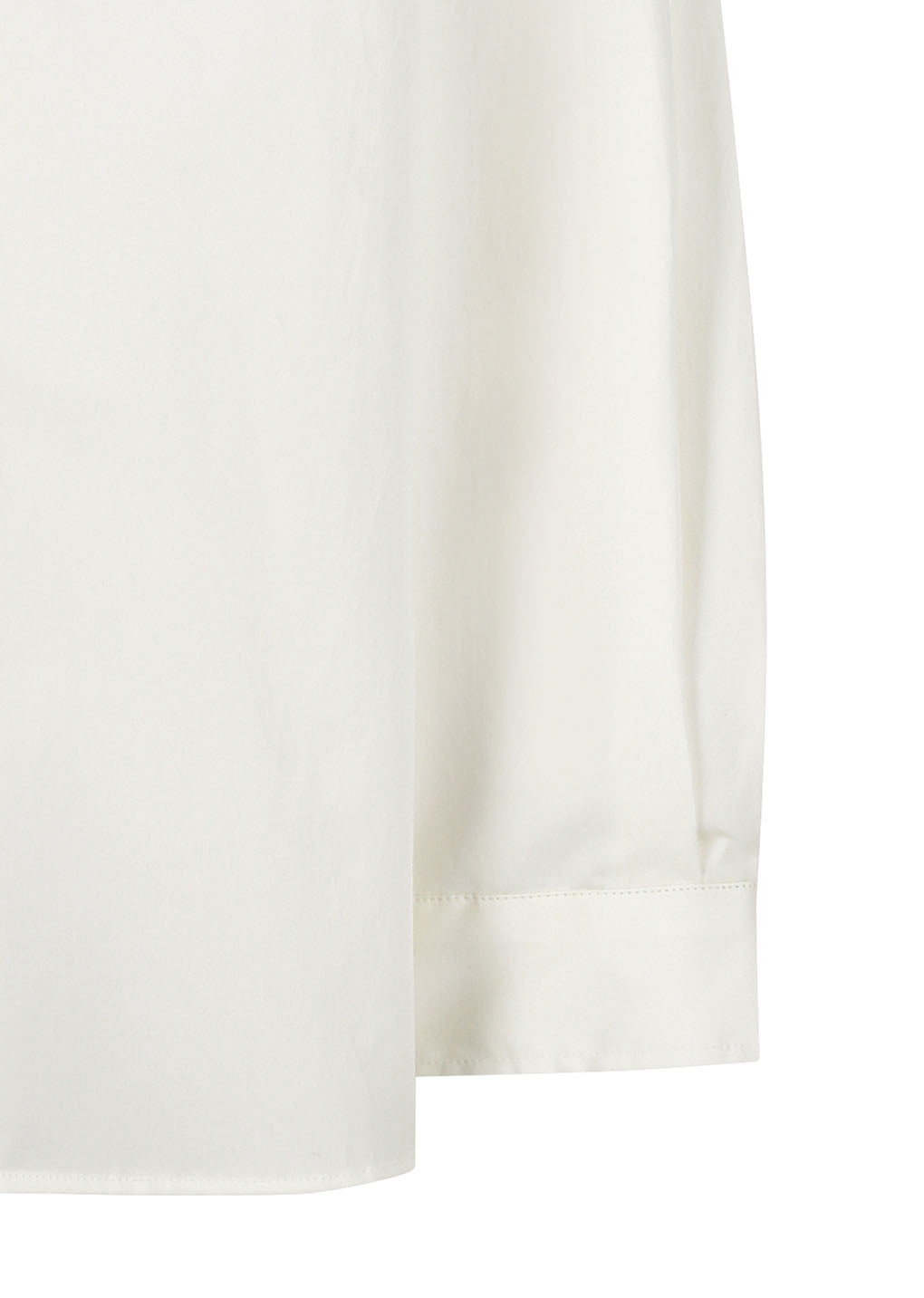 open collar shirt, ivory