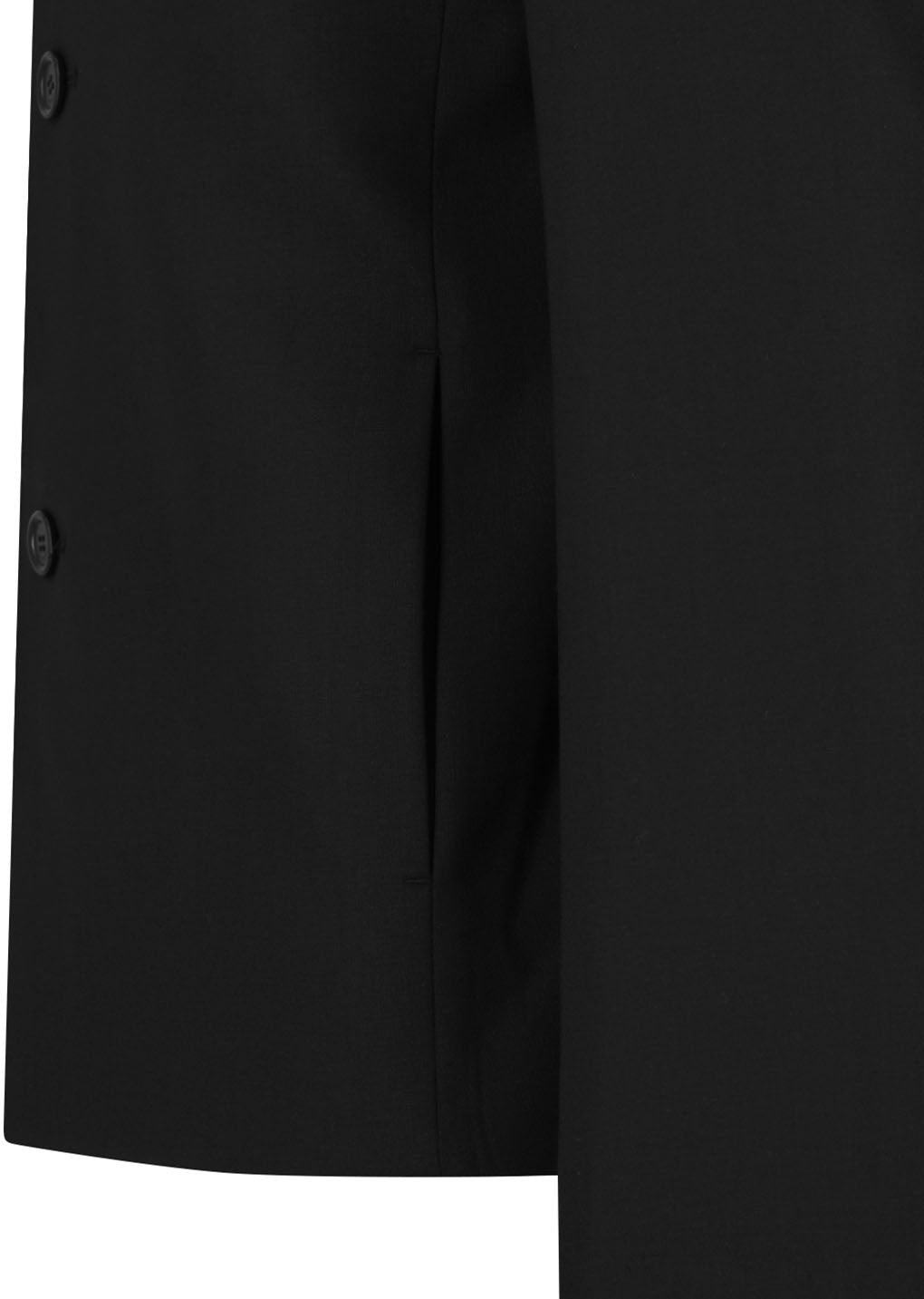 oversized wool jacket, black