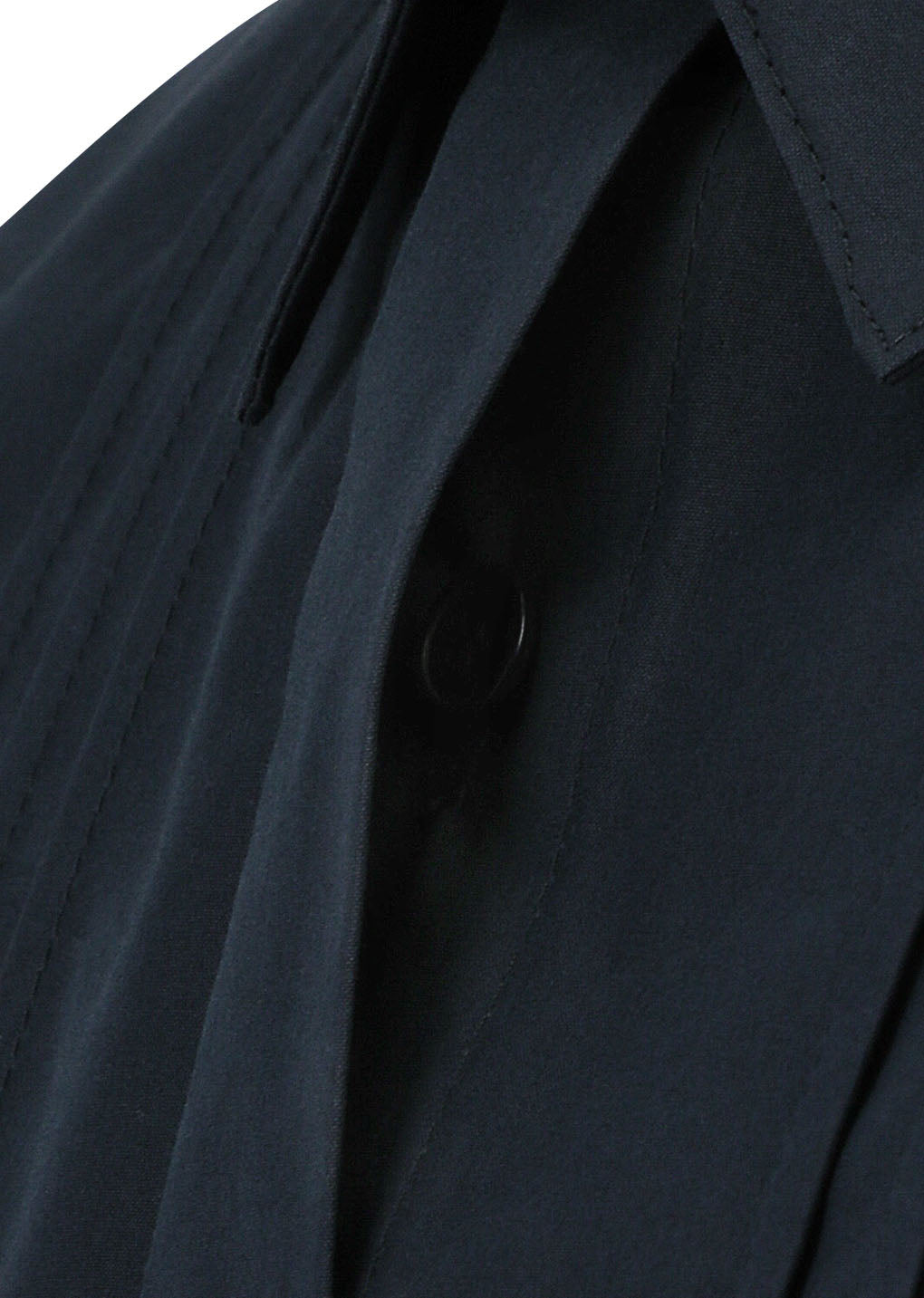pleated shirt, navy