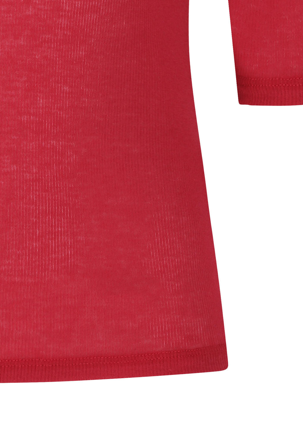 round short sleeve t-shirt, red