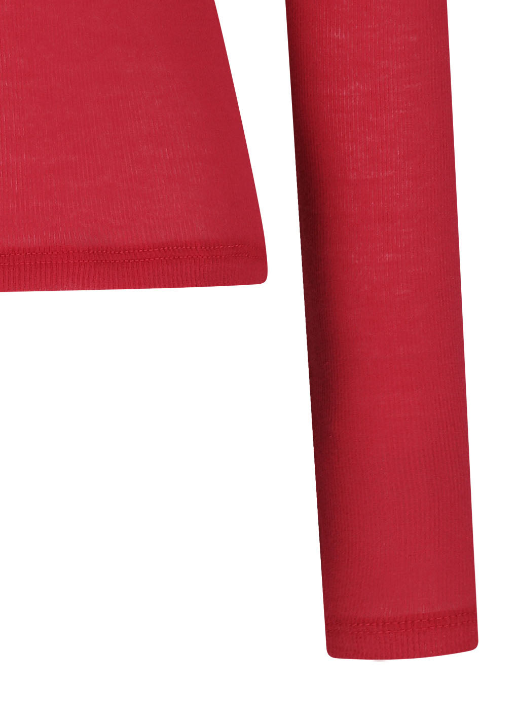 round t-shirt, red