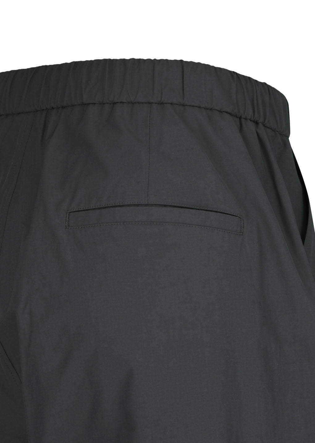 drawstring pants, charcoal