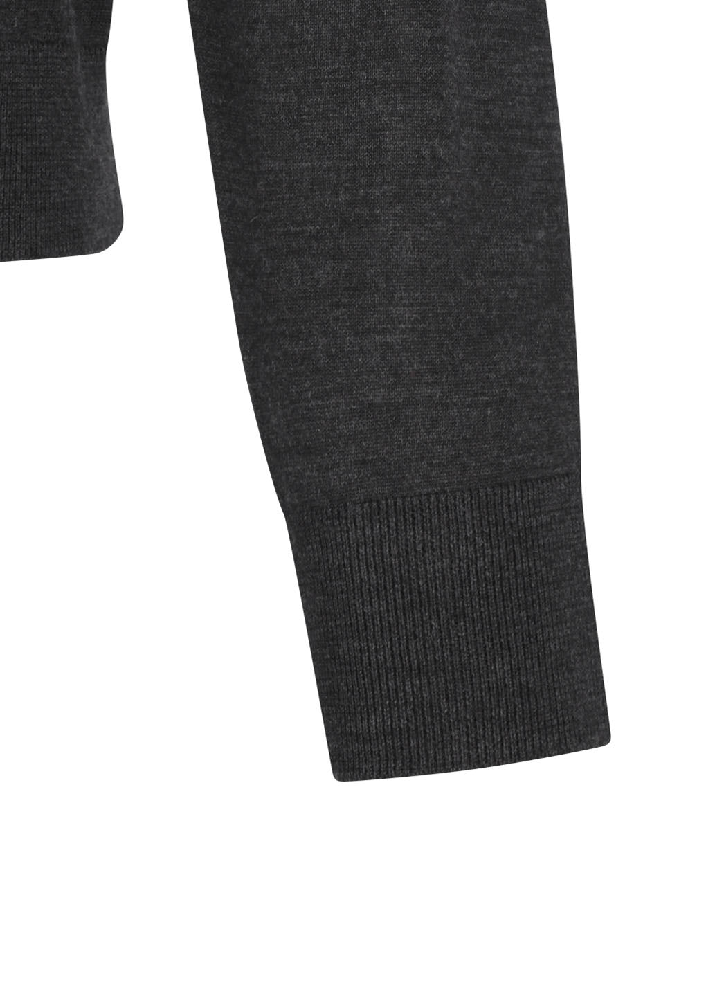 men's wool cardigan, charcoal