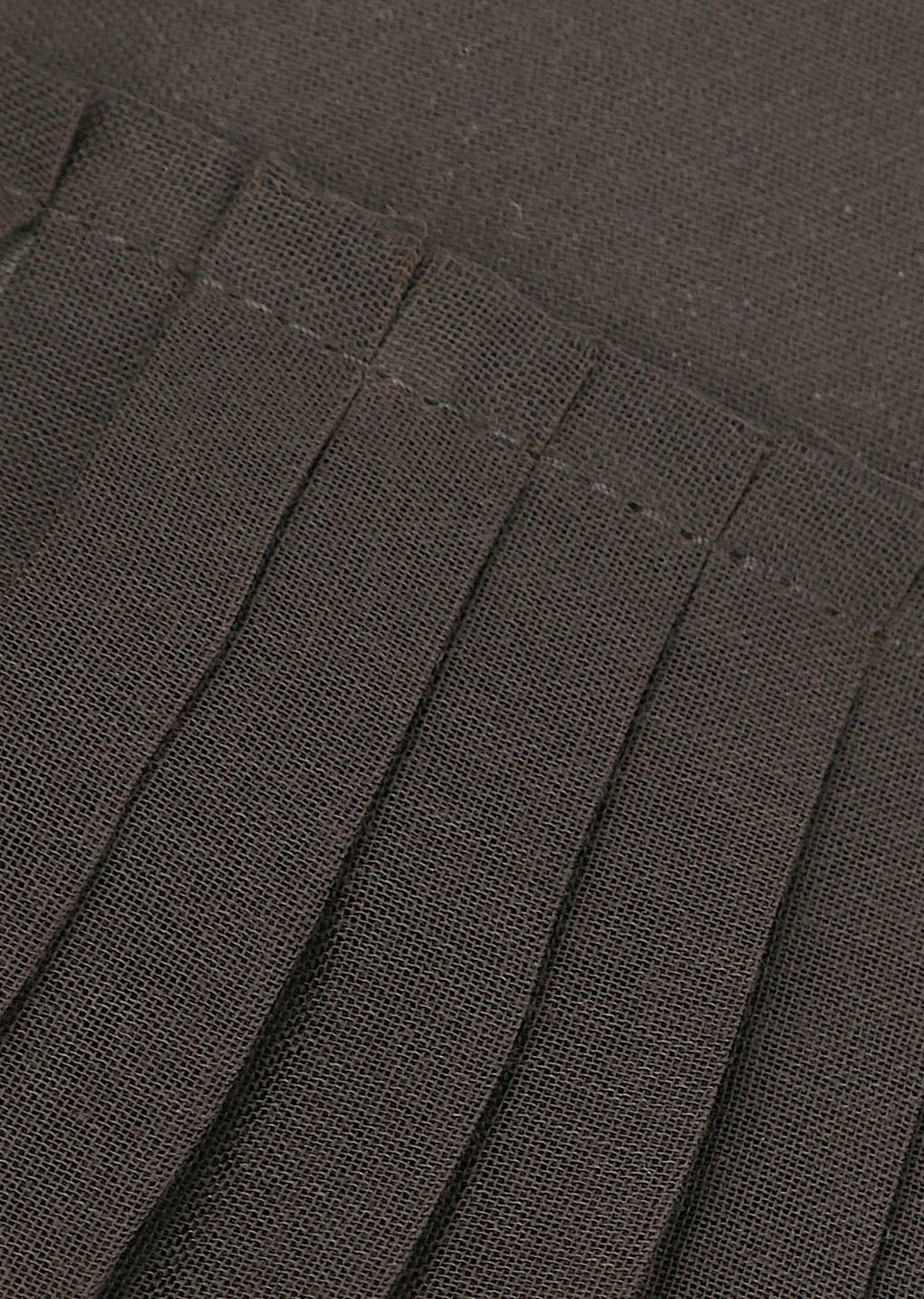pleated belt, brown
