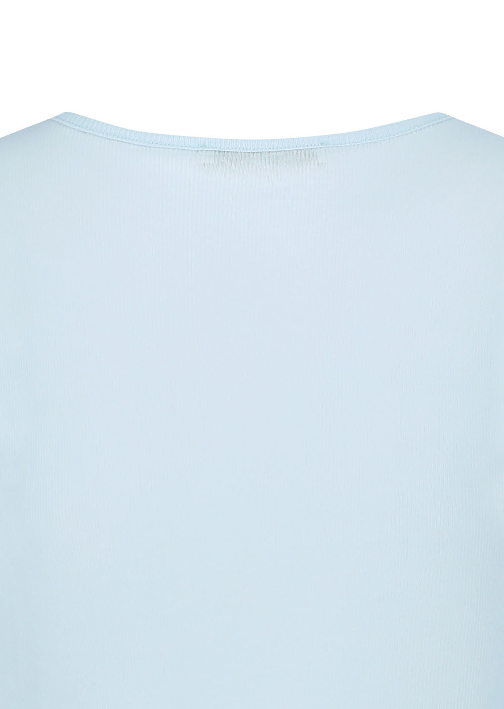 round short sleeve t-shirt, light blue
