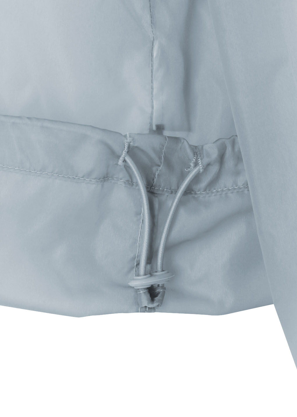 sheer hoodie anorak, grey