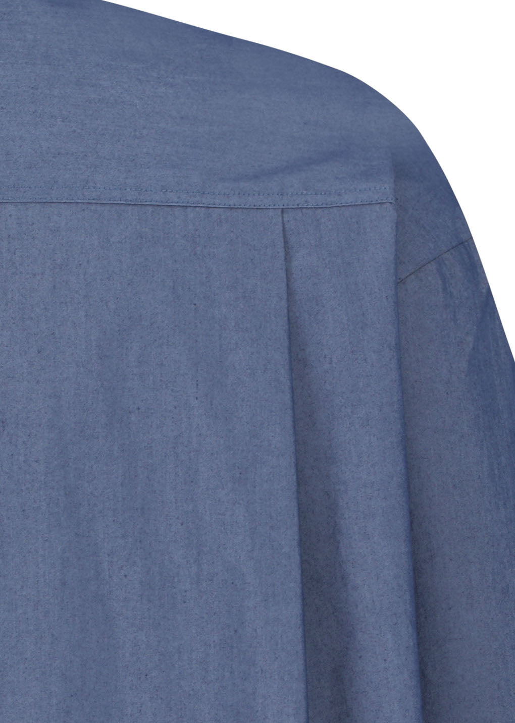 square pocket oversized shirt, indigo