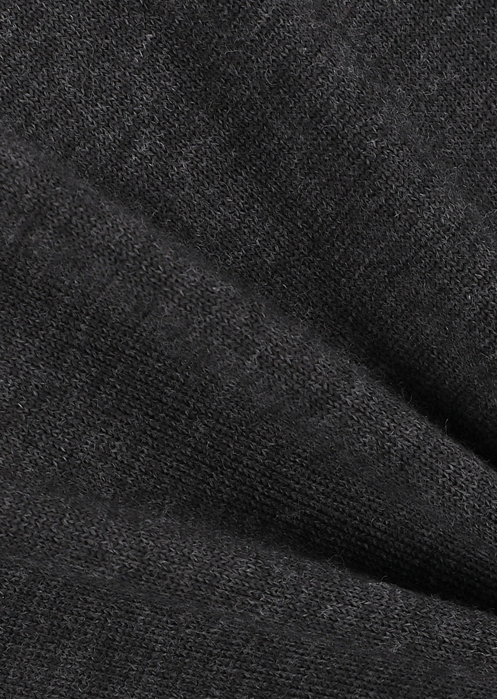 men's wool cardigan, charcoal