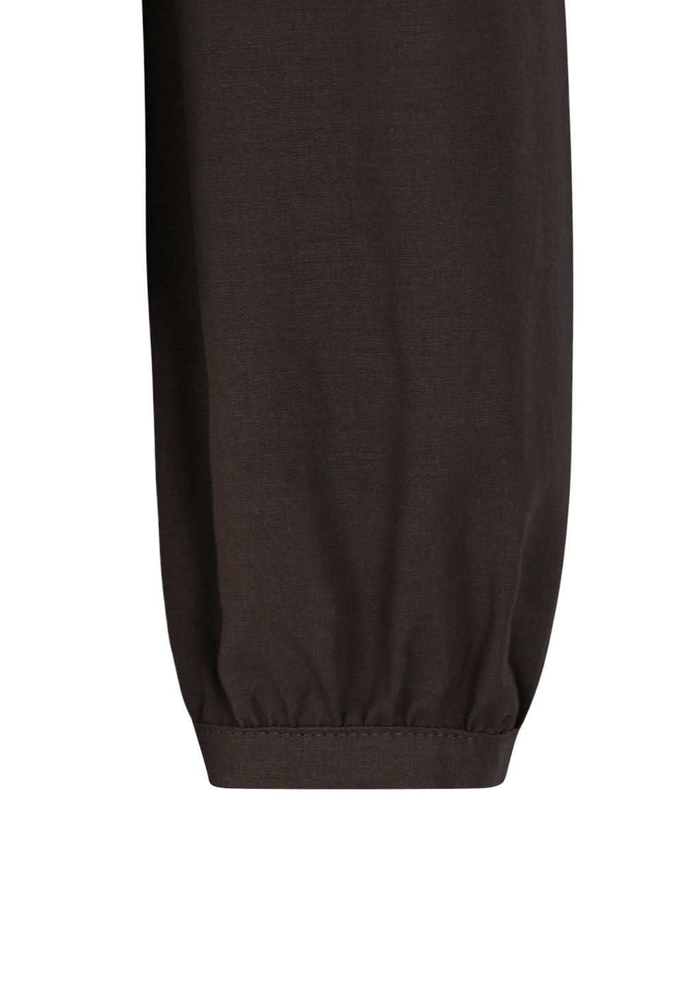 pintuck slim shirt, brown