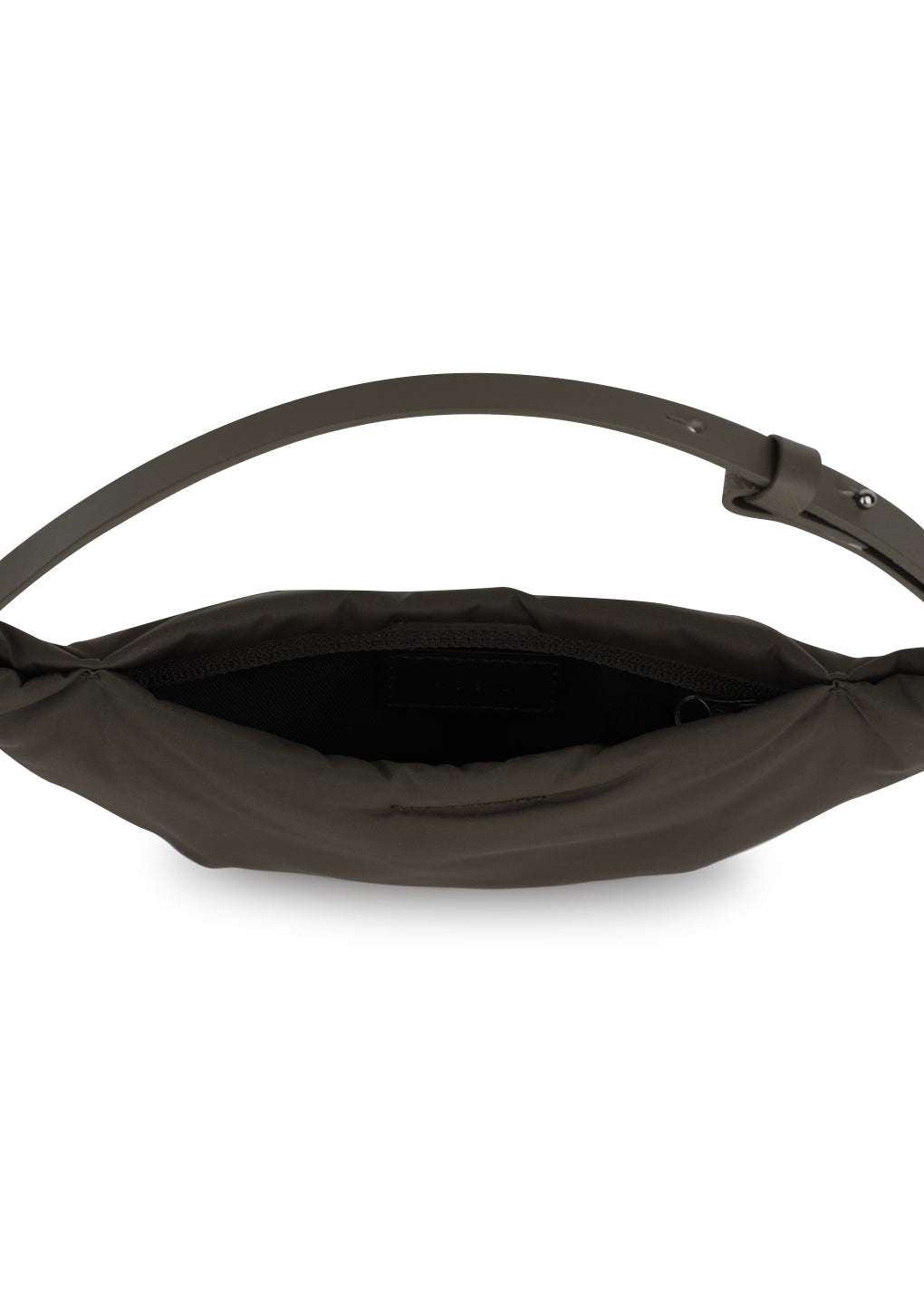 mini padded bag, brown