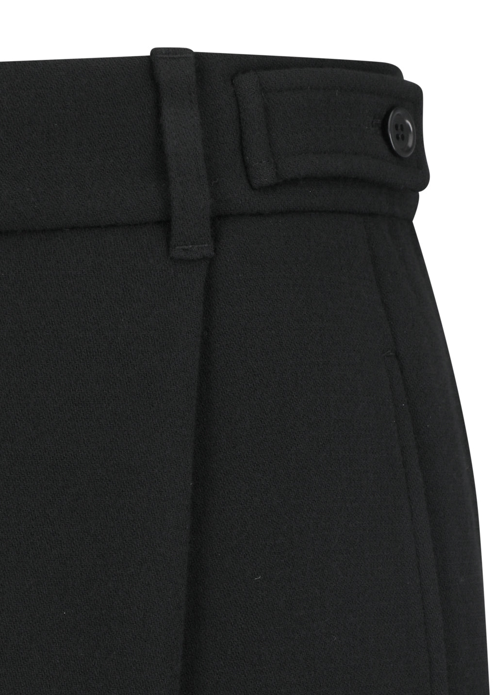 wool martin pants, black