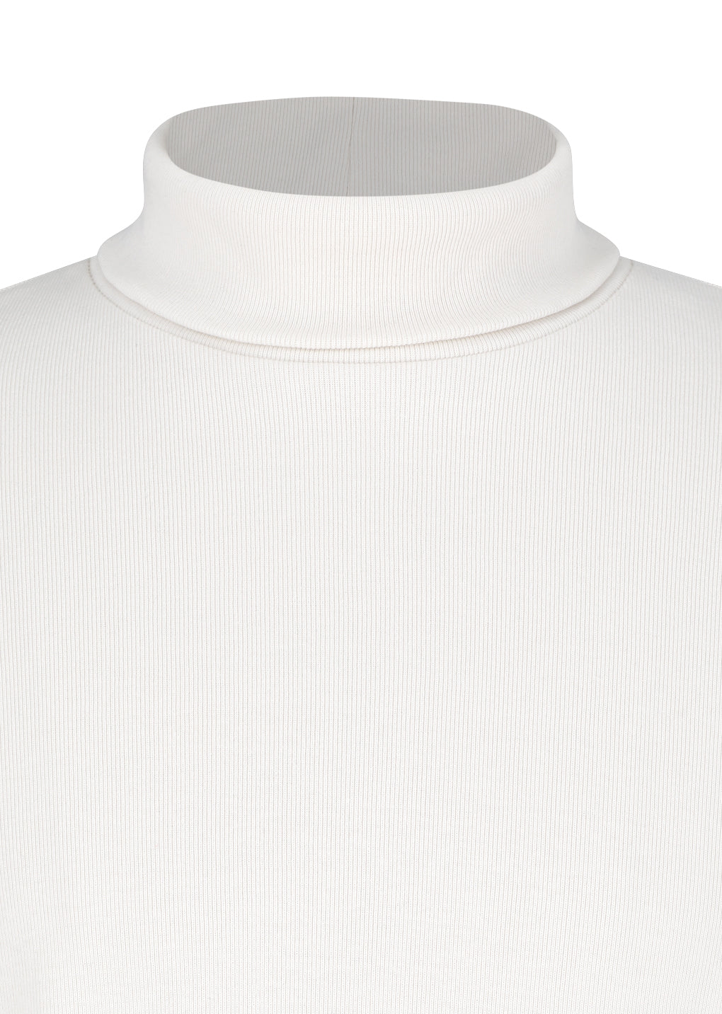 slim fit turtle neck t-shirts, ivory