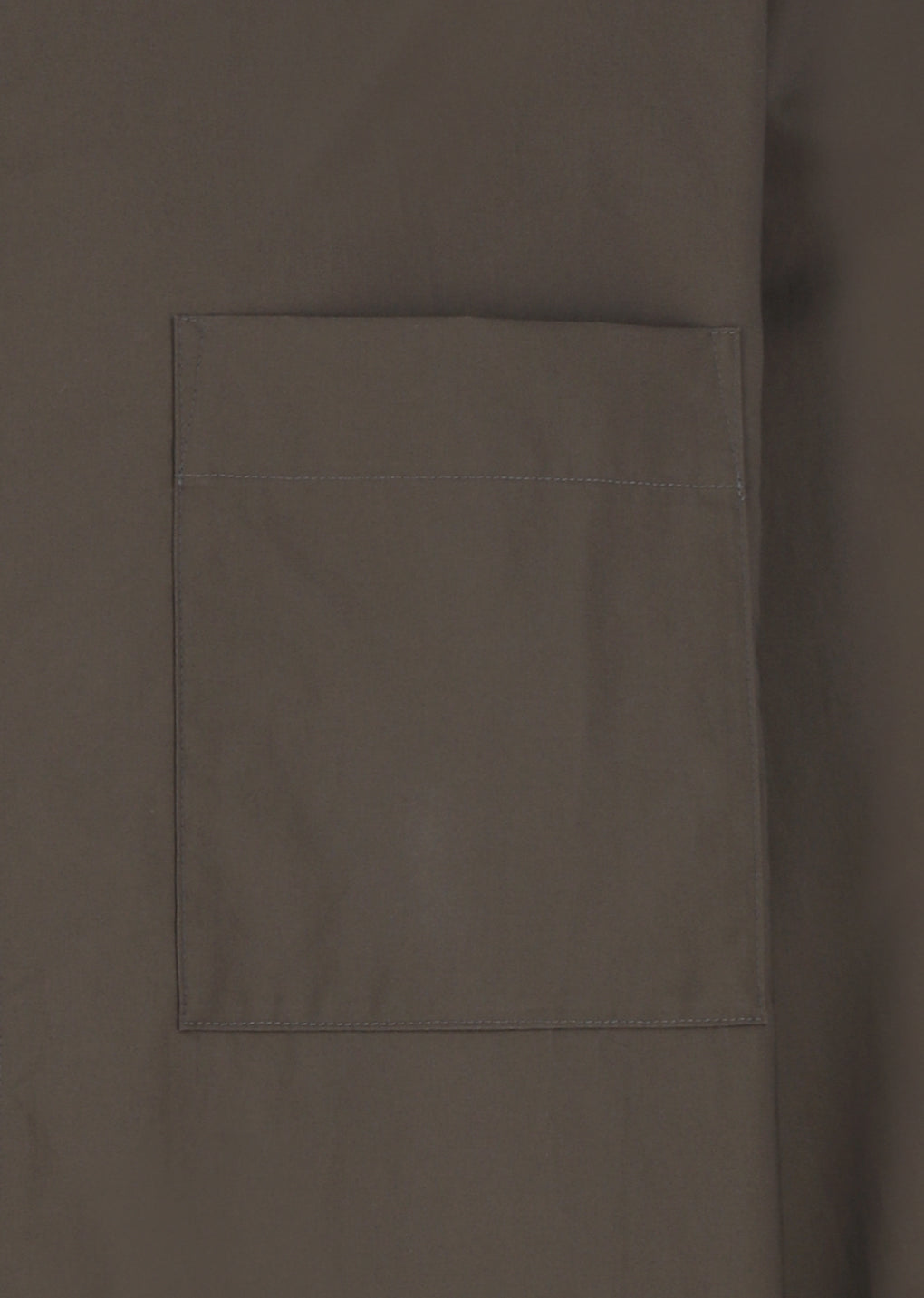 square pocket oversized shirts, brown