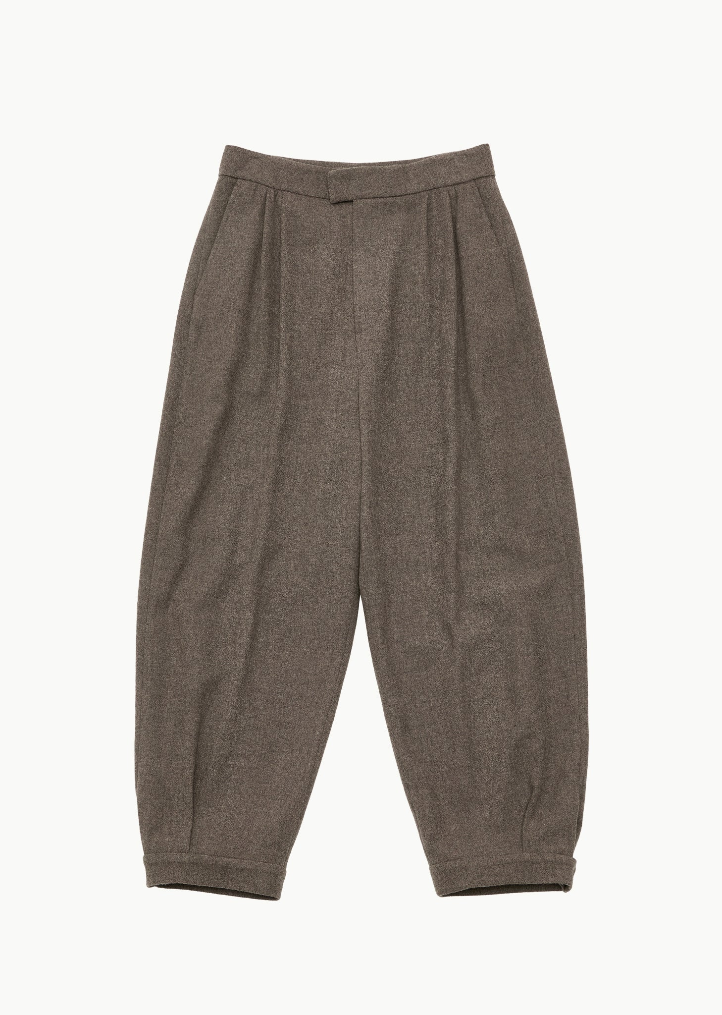 MENS WOOL SHIRRING PANTS