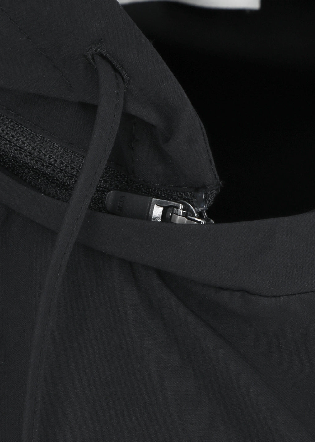 detachable hood shirts, black