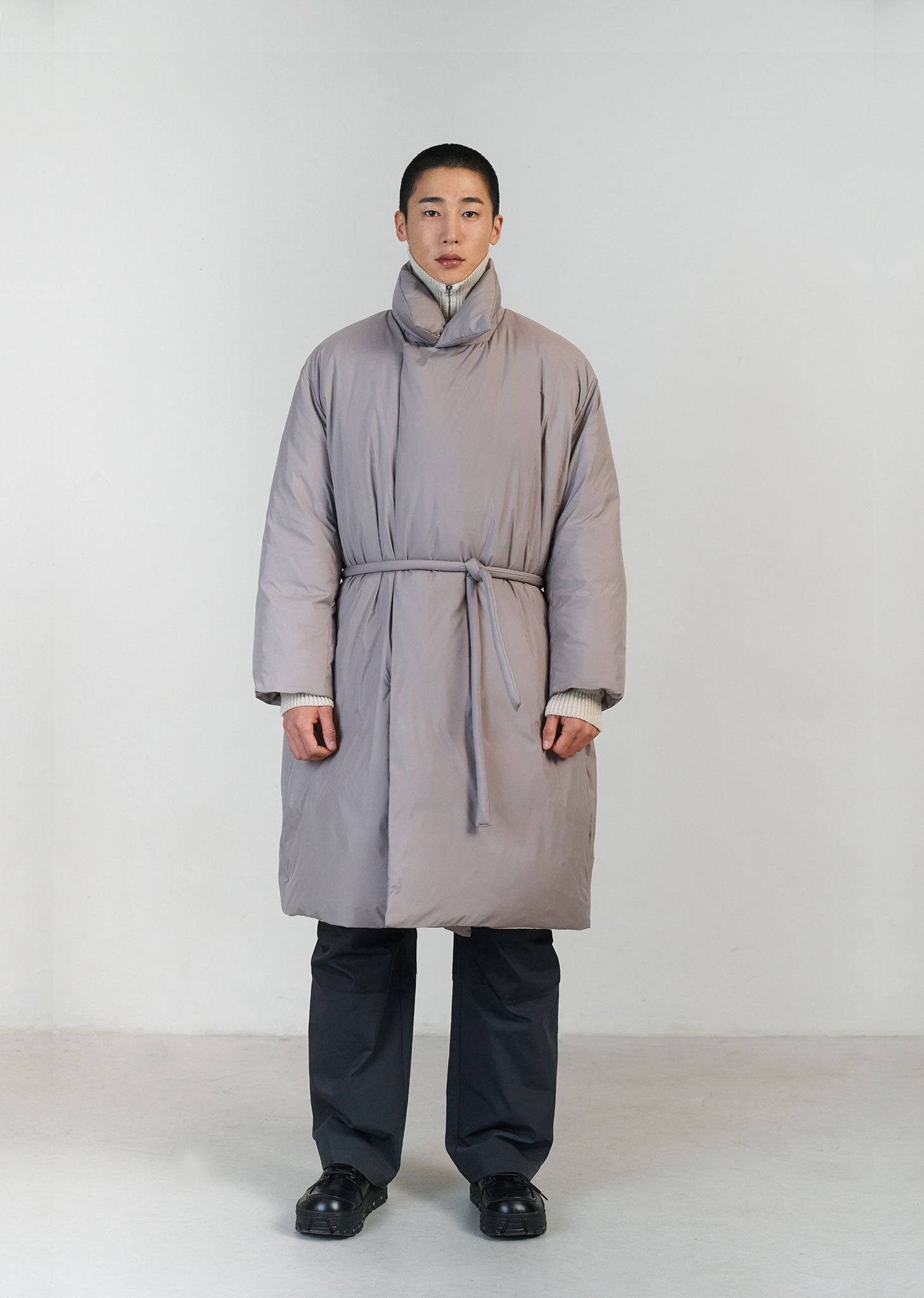 DOWN PUFFER LONG COAT (2COLORS) – AMOMENTO JP
