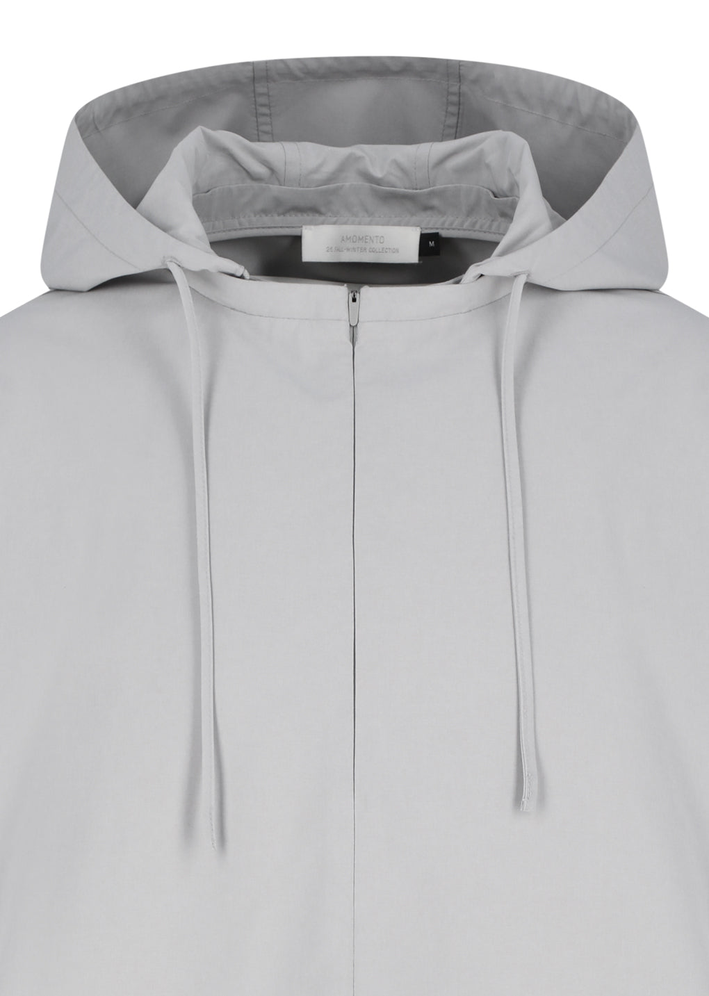 detachable hood shirts, grey