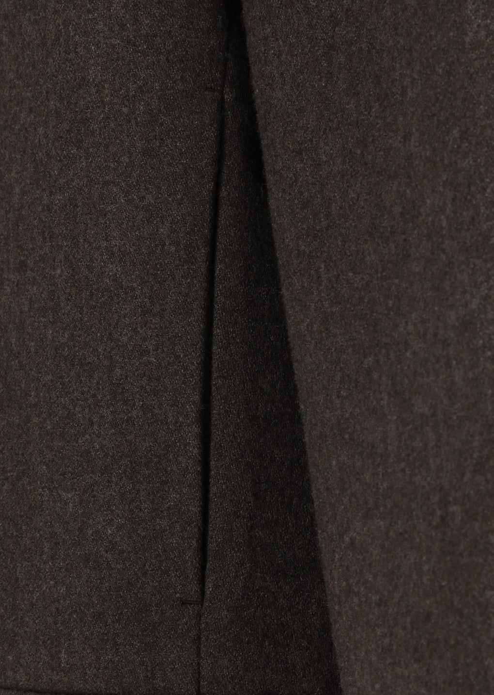 wool crop jacket, brown
