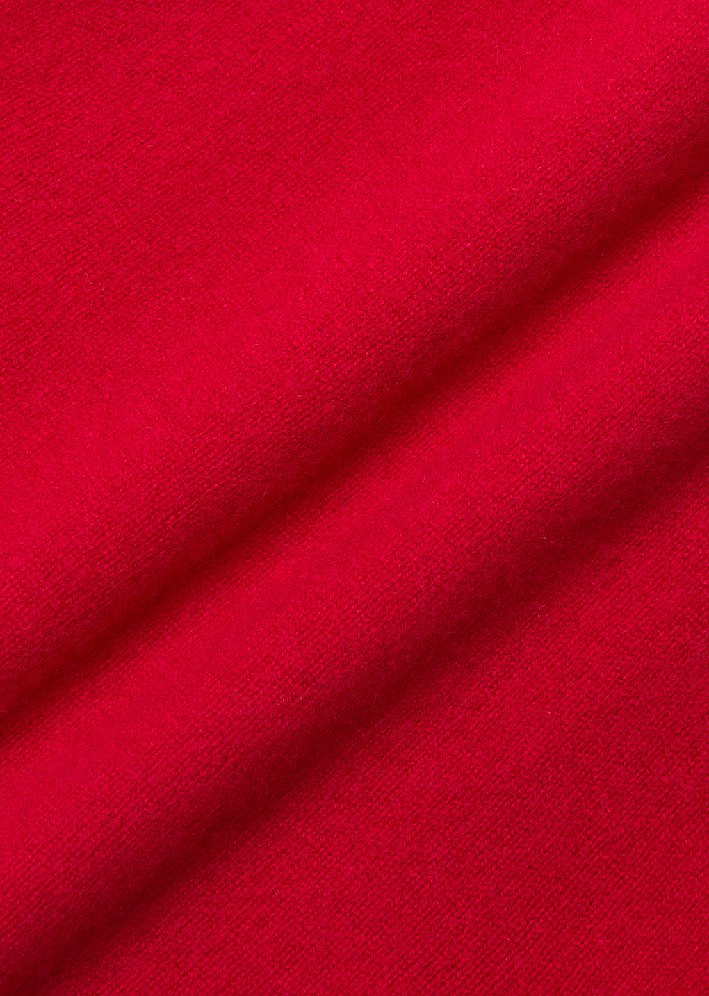 cashmere balaclava scarf, red