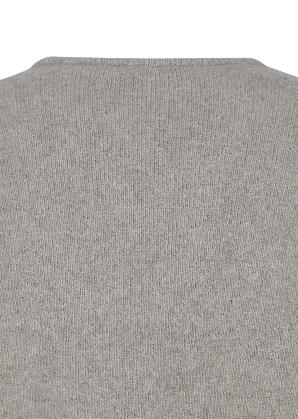 racoon v-neck knit, beige
