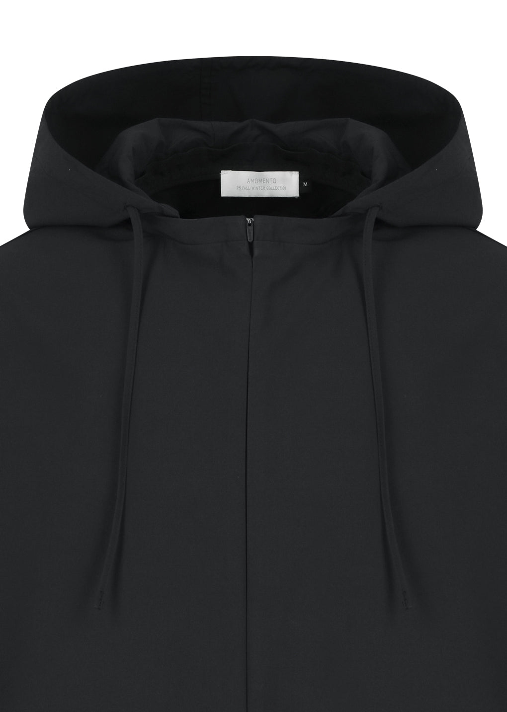 detachable hood shirts, black