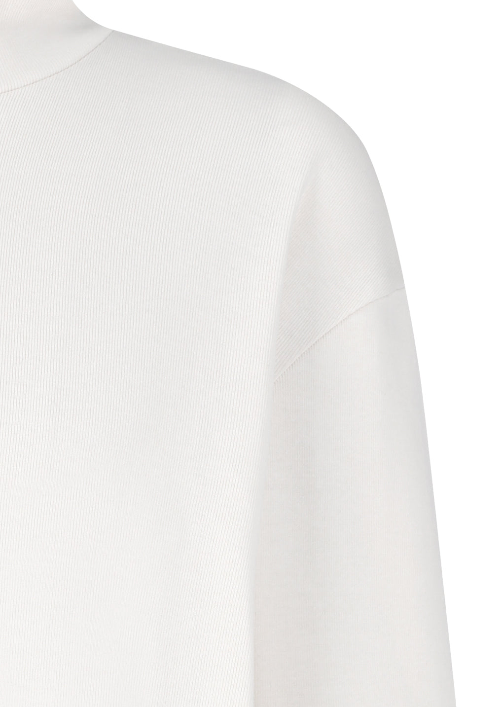slim fit turtle neck t-shirts, ivory