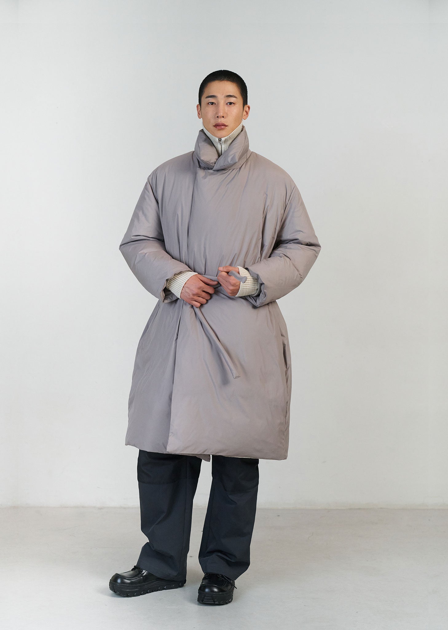 DOWN PUFFER LONG COAT (2COLORS)