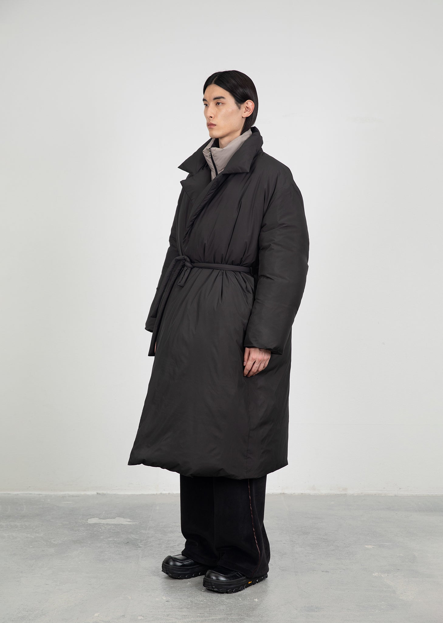 DOWN PUFFER LONG COAT (2COLORS)