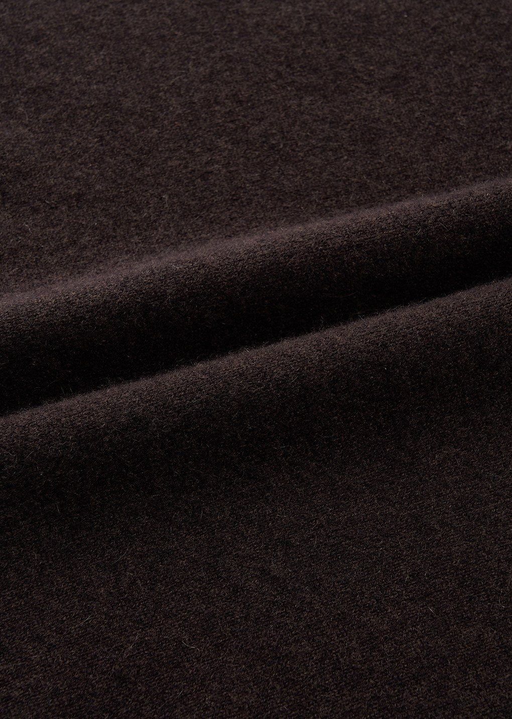cashmere easy crewneck knit, brown